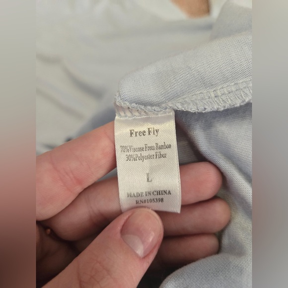 Free fly women’s elevate hoodie sun shirt 30 spf large pale blue - Picture 7 of 11